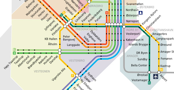 Das Streckennetz welcher Stadt zeigt dieser Ausschnitt?