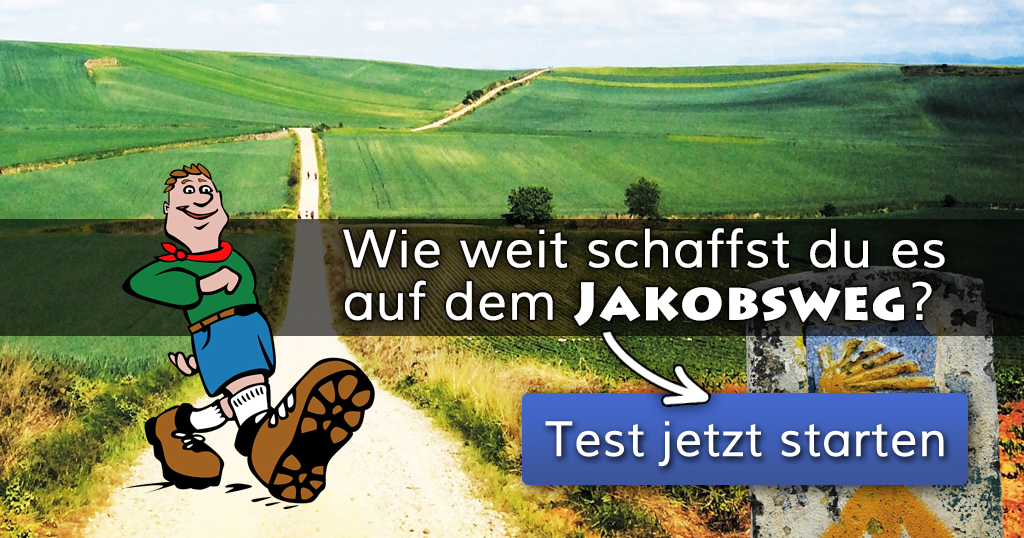 ᐅ Wie weit schaffst du es auf dem Jakobsweg?