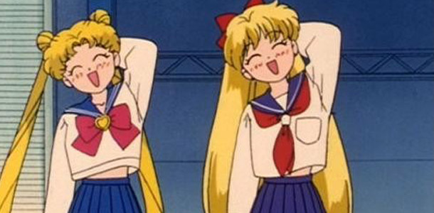 Links ist Sailor Moon... und rechts von ihr?