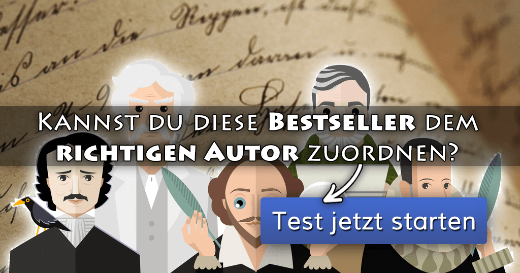 ᐅ Kannst du diese Bestseller dem richtigen Autor zuordnen?