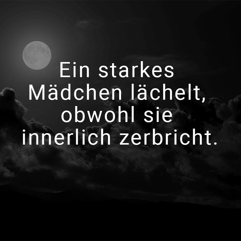 Traurige Menschen lachen am schönsten, weil sie wissen was Glück bedeutet.