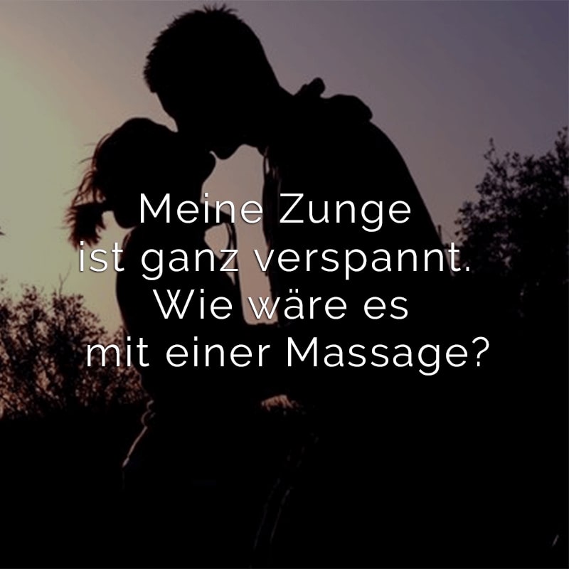 Meine Zunge ist ganz verspannt. Wie wäre es mit einer Massage?