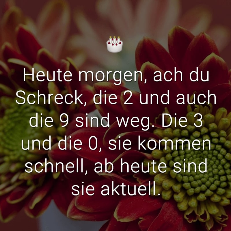 Heute morgen, ach du Schreck, die 2 und auch die 9 sind weg. Die 3 und die 0, sie kommen schnell, ab heute sind sie aktuell.